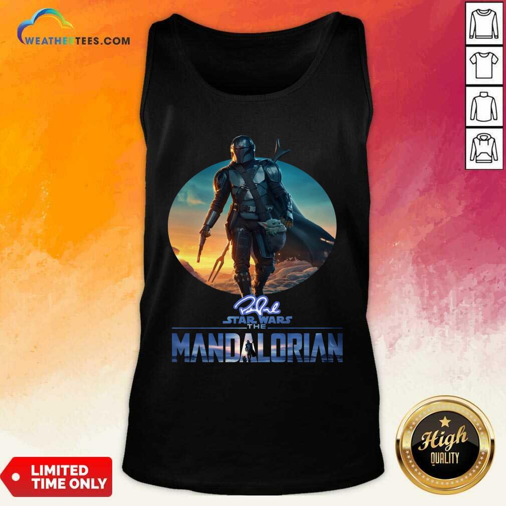 Hot The Mandalorian Star Wars Signature Sunset Shirt - Image 3