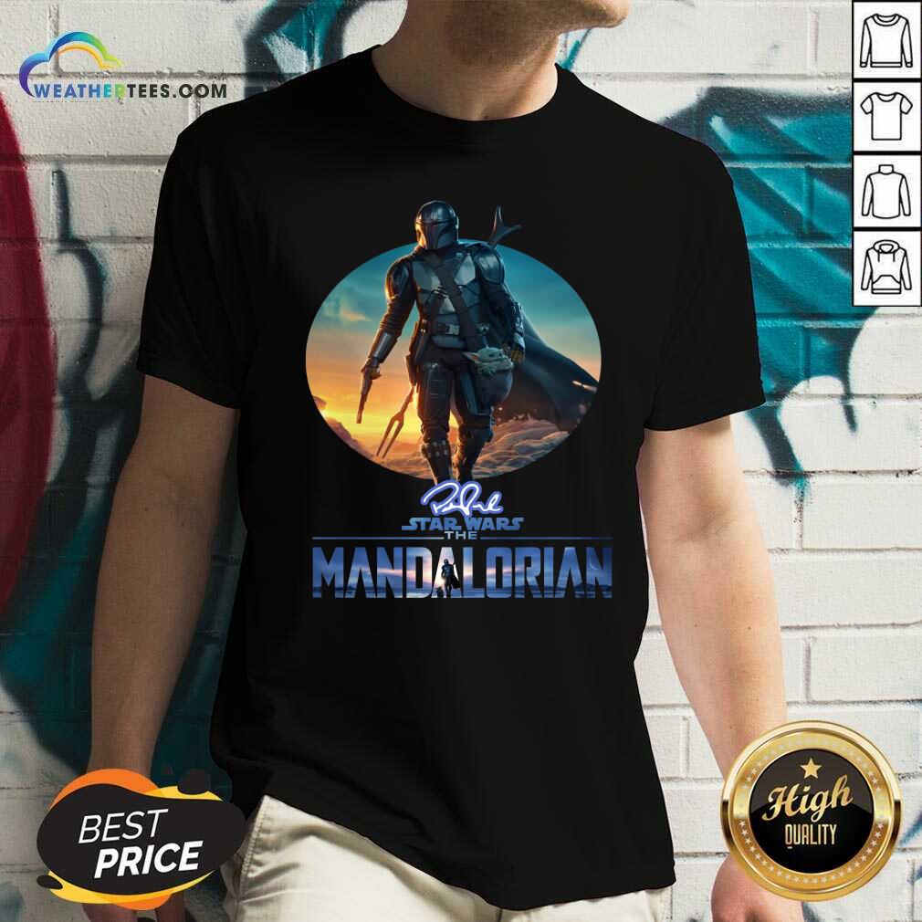 Hot The Mandalorian Star Wars Signature Sunset Shirt - Image 2