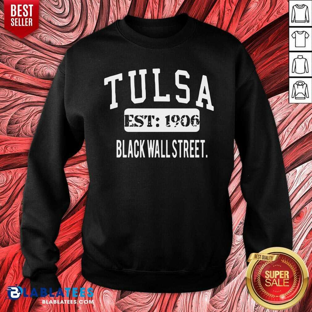 Hot Tulsa Est 1906 Black Wall Street Shirt - Image 4