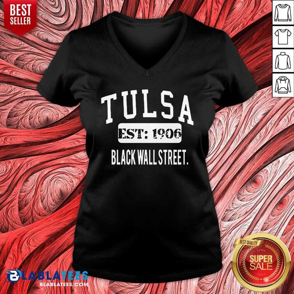 Hot Tulsa Est 1906 Black Wall Street Shirt - Image 2