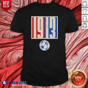 Hot U.S. Soccer Retro 1913 Soccer Shirt