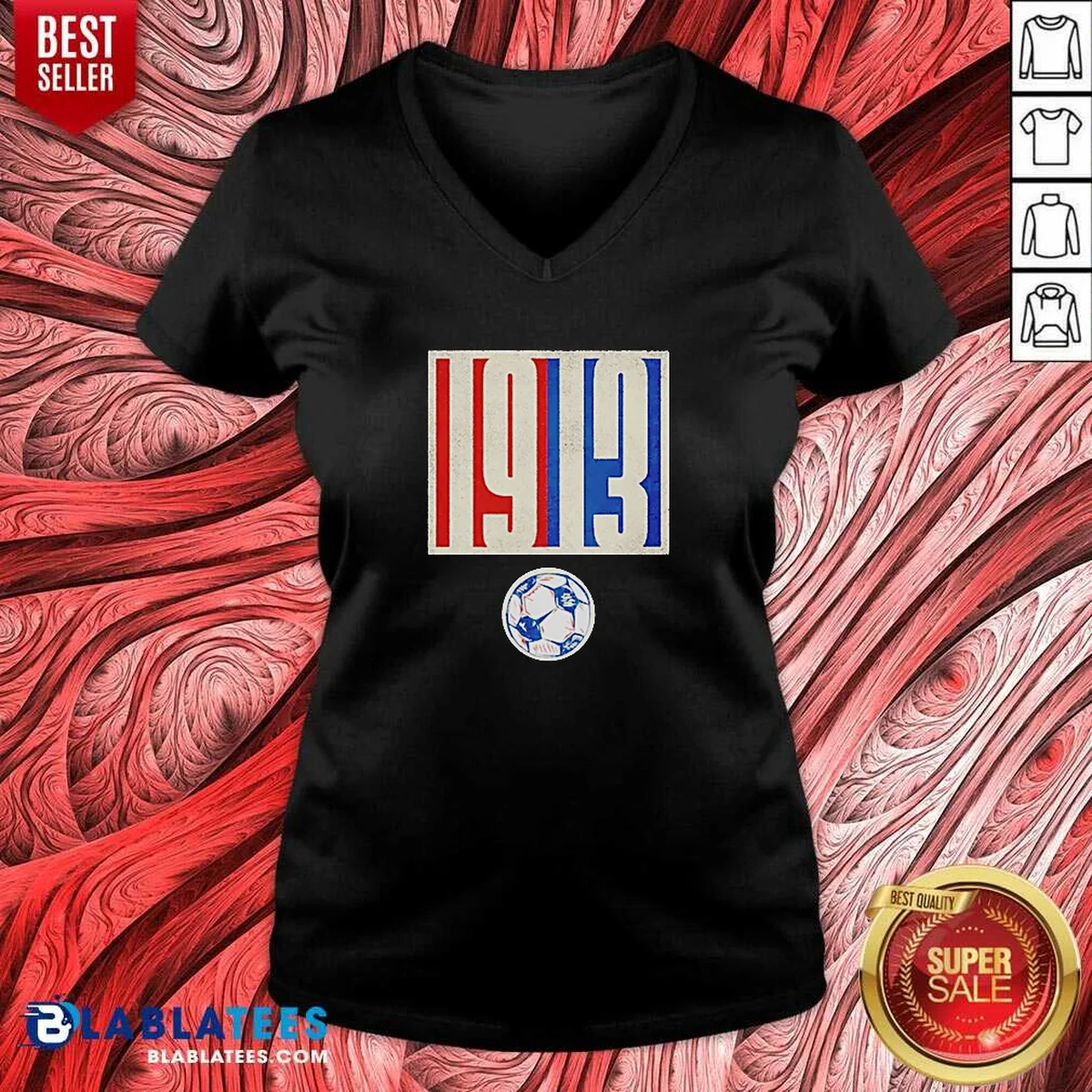 Hot U.S. Soccer Retro 1913 Soccer Shirt - Image 2