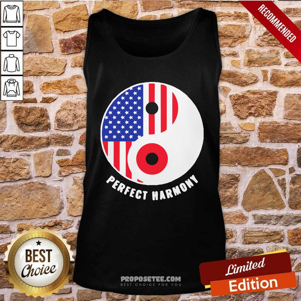 Hot USA Japan Ying Yang Heritage For Proud Japanese American Flag Shirt - Image 4