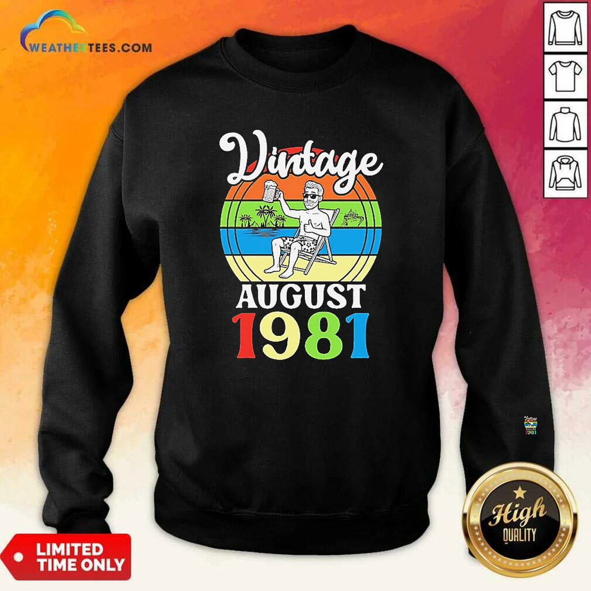 Hot Vintage August 1981 Shirt - Image 5