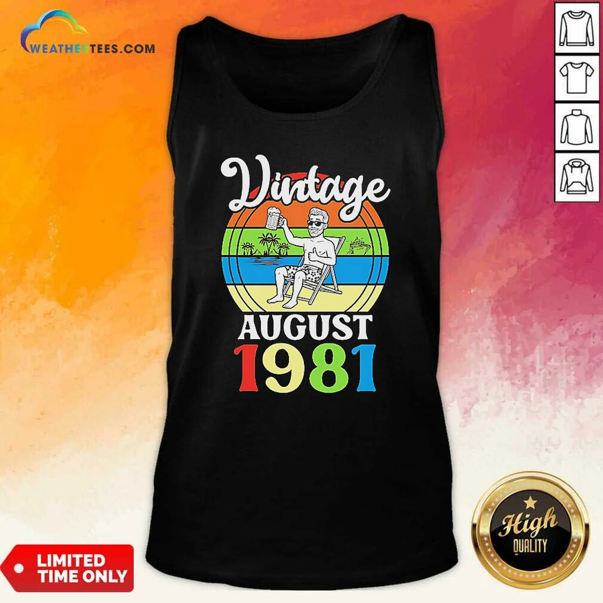 Hot Vintage August 1981 Shirt - Image 3