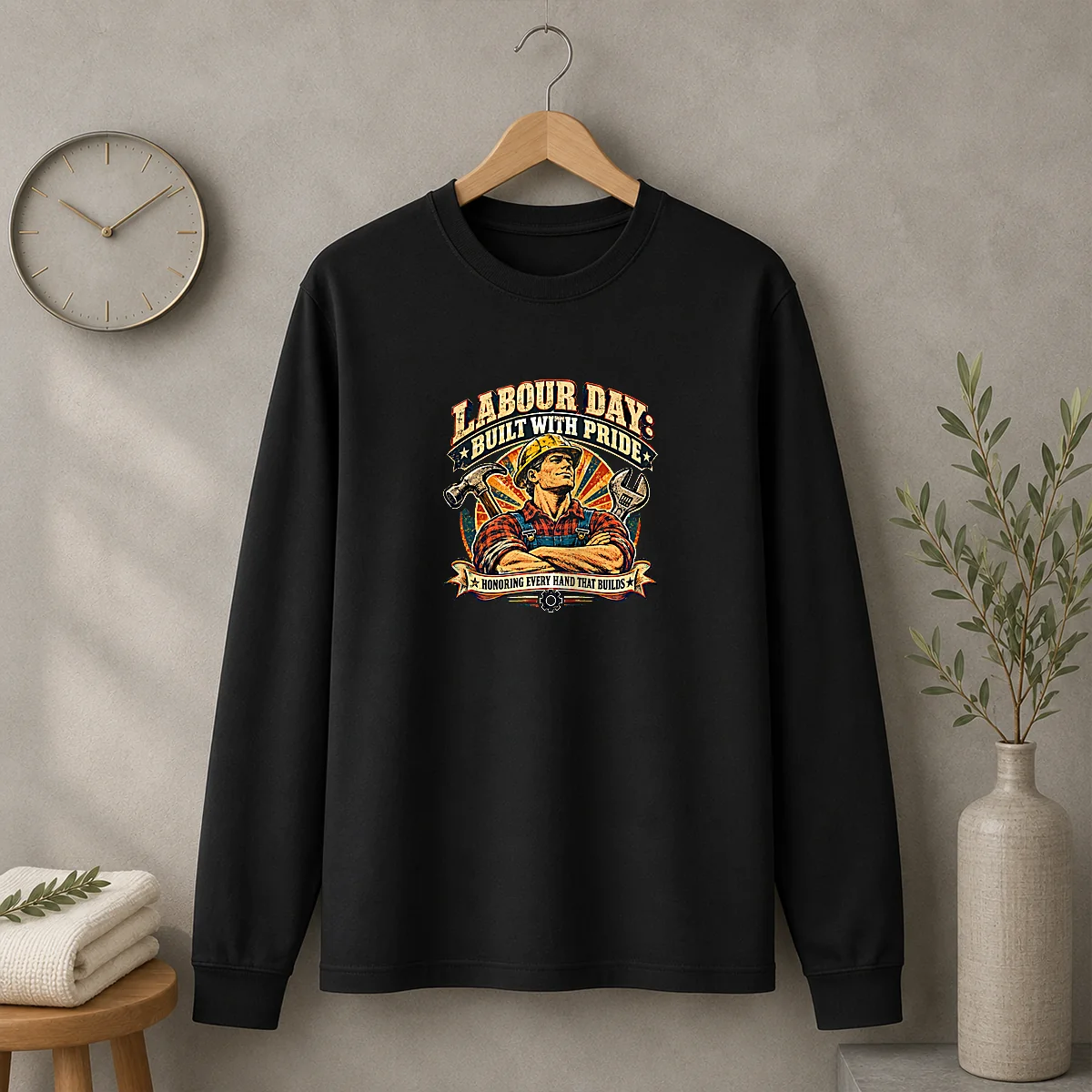 Hot Vintage Style Labour Day Holiday Shirt - Image 3
