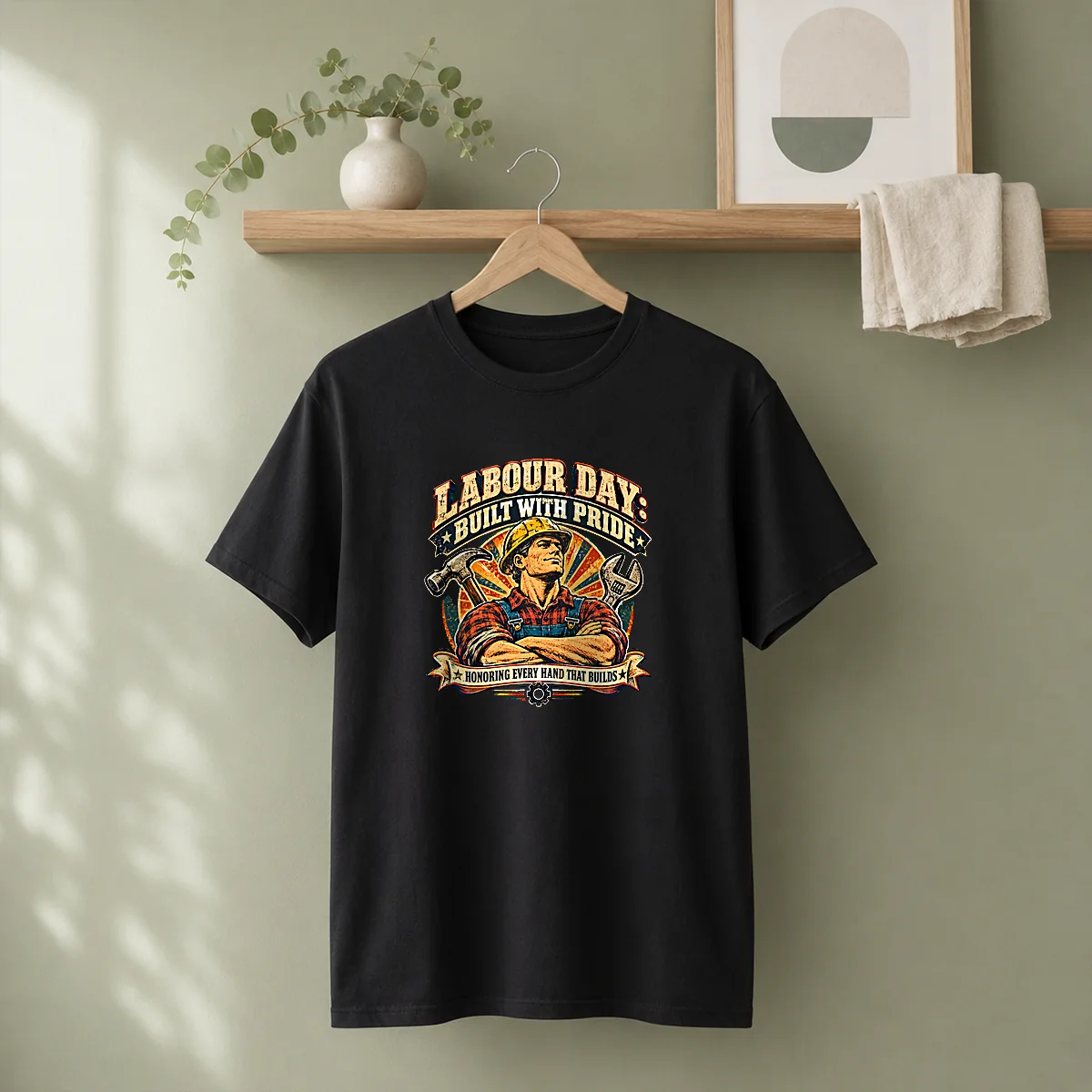 Hot Vintage Style Labour Day Holiday Shirt - Image 6