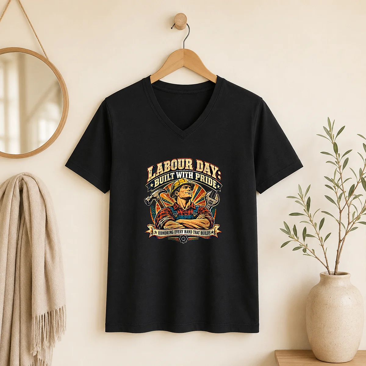 Hot Vintage Style Labour Day Holiday Shirt - Image 8