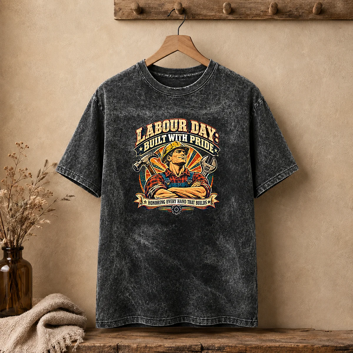 Hot Vintage Style Labour Day Holiday Shirt - Image 9