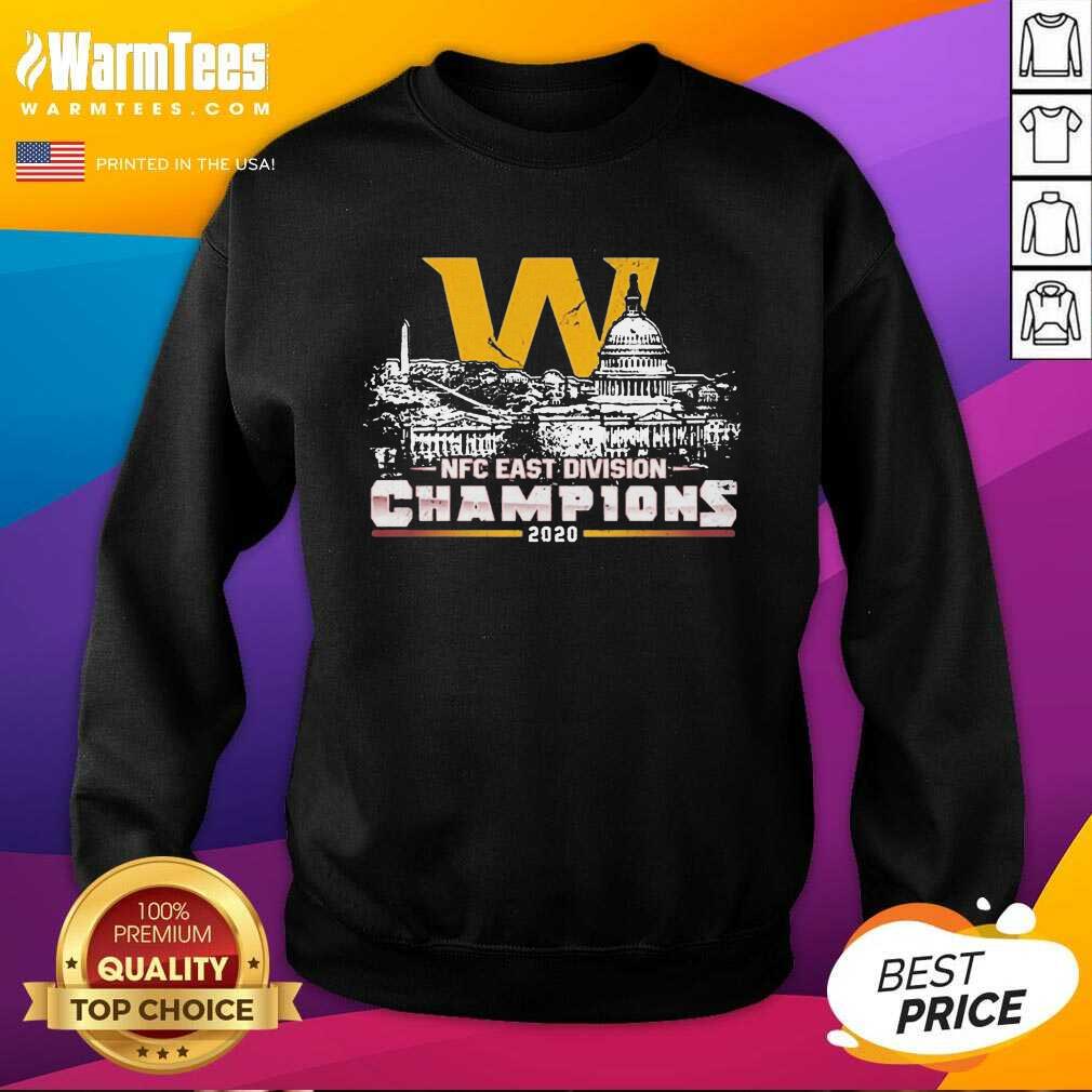 Hot Washington Football Nfc East Division Champions 2020 Shirt - Image 3