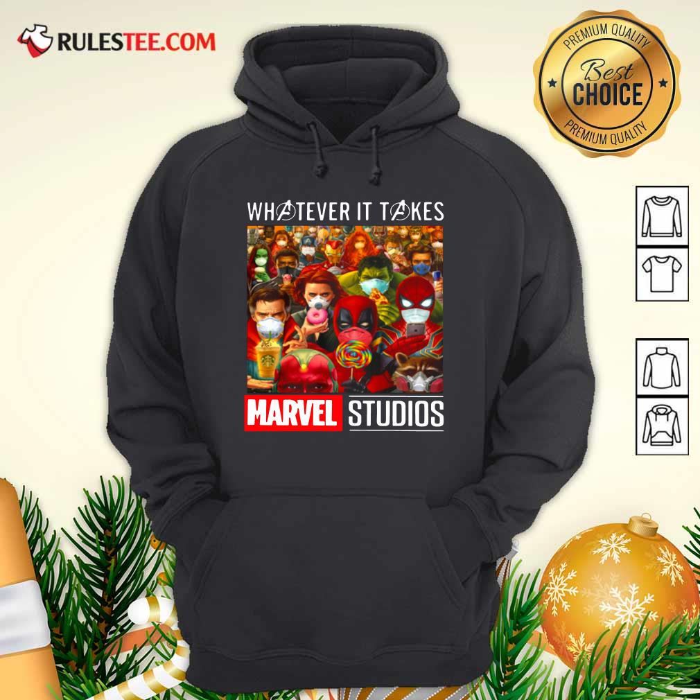Hot Whatever It Takes Marvel Studios Avengers Face Mask Shirt - Image 2