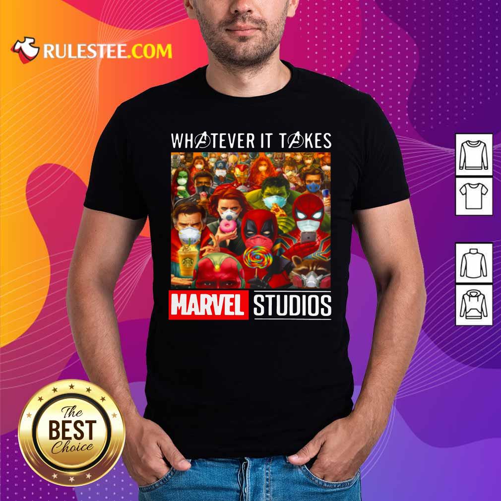 Hot Whatever It Takes Marvel Studios Avengers Face Mask Shirt