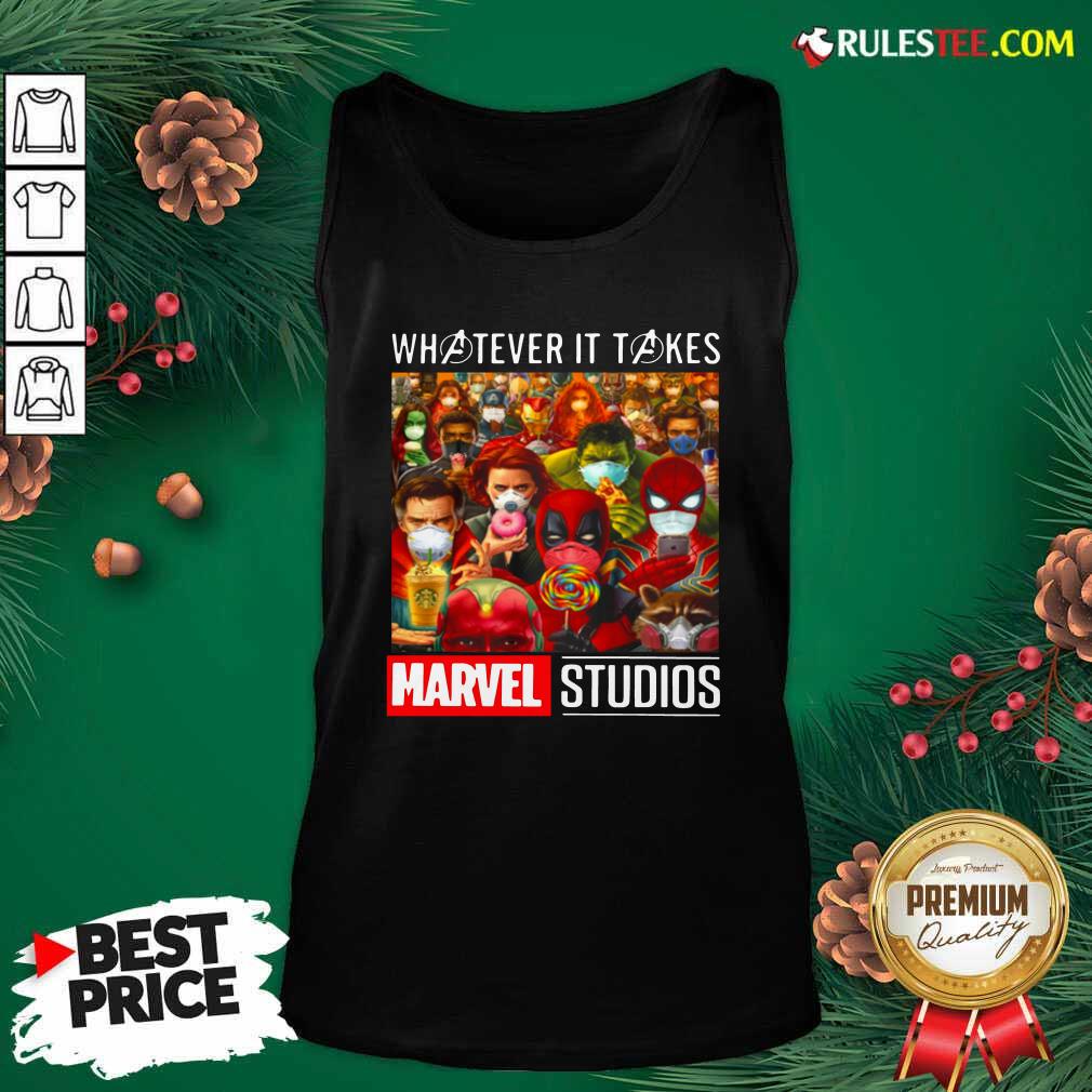 Hot Whatever It Takes Marvel Studios Avengers Face Mask Shirt - Image 4