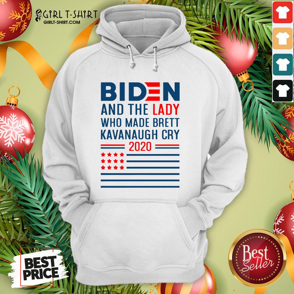 How Funny Joe Biden And The Lady Who Made Brett Kavanaugh Cry 2020 American Flag Shirt - Image 4