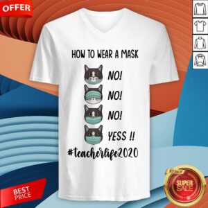 Alternative view of How To Wear A Mask #Teacherlife 2020 Shirt