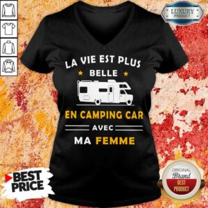 Alternative view of Humour Camping Car Ma Femme Shirt