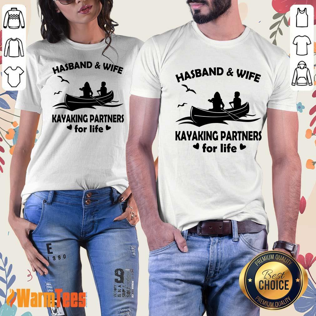 Husband And Wife Kayaking Partners Shirt - Image 2