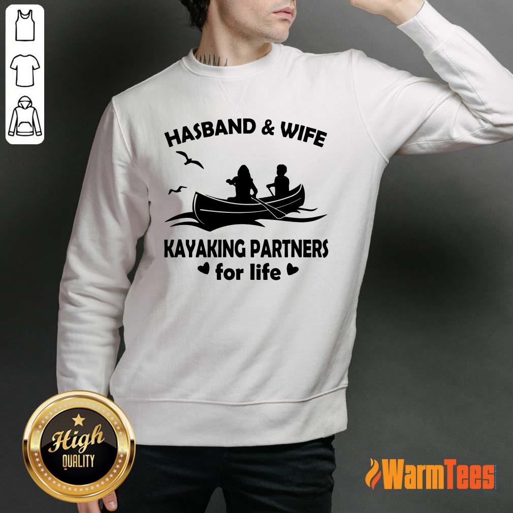 Husband And Wife Kayaking Partners Shirt - Image 5