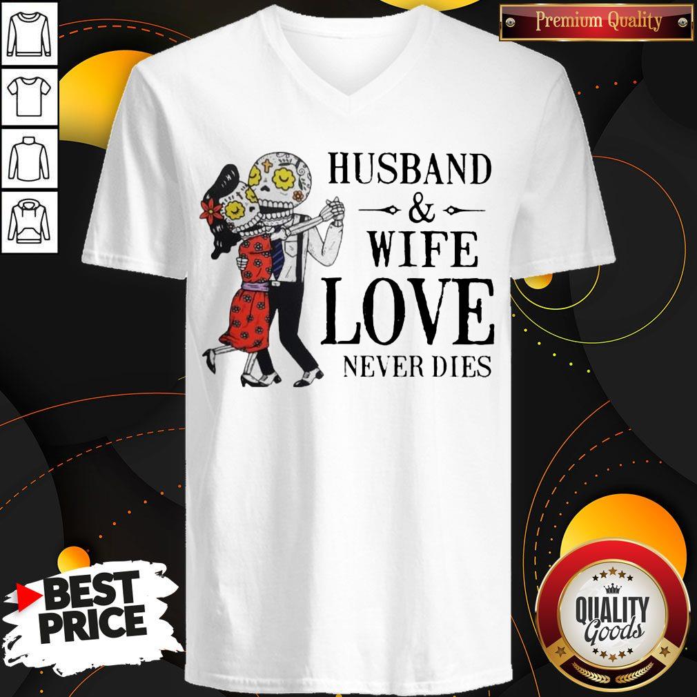 Husband And Wife Love Never Dies Shirt - Image 3