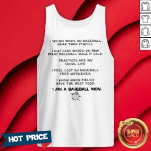 Alternative view of I Am A Baseball Mom Shirt