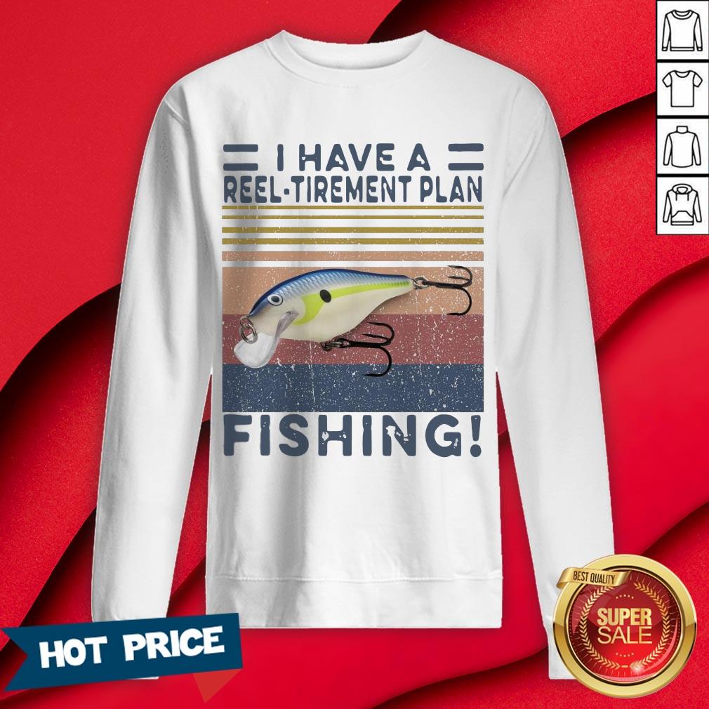 I Have A Reel Tirement Plan Fishing Vintage Shirt - Image 4