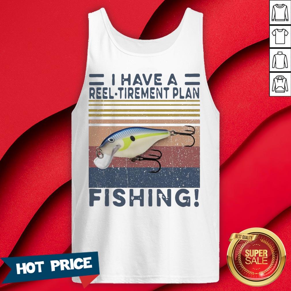 I Have A Reel Tirement Plan Fishing Vintage Shirt - Image 2