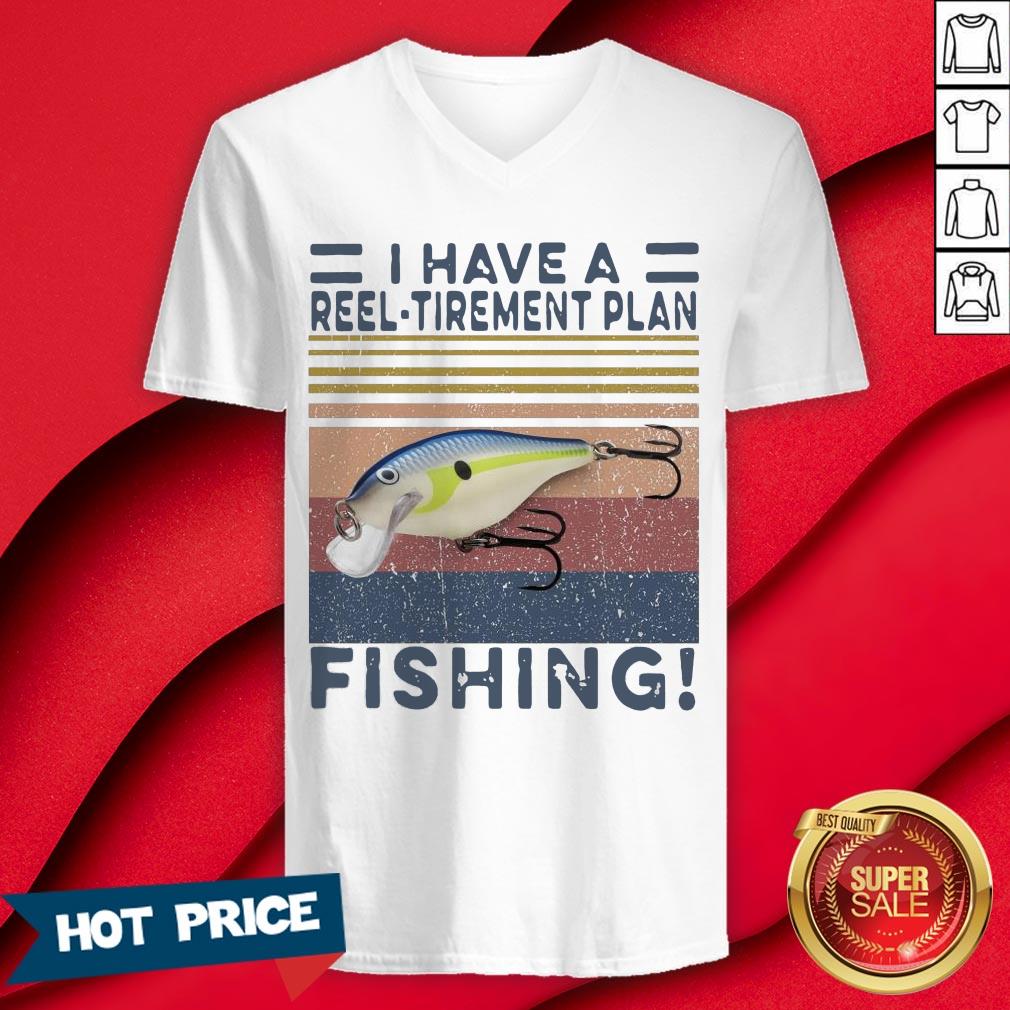 I Have A Reel Tirement Plan Fishing Vintage Shirt - Image 3