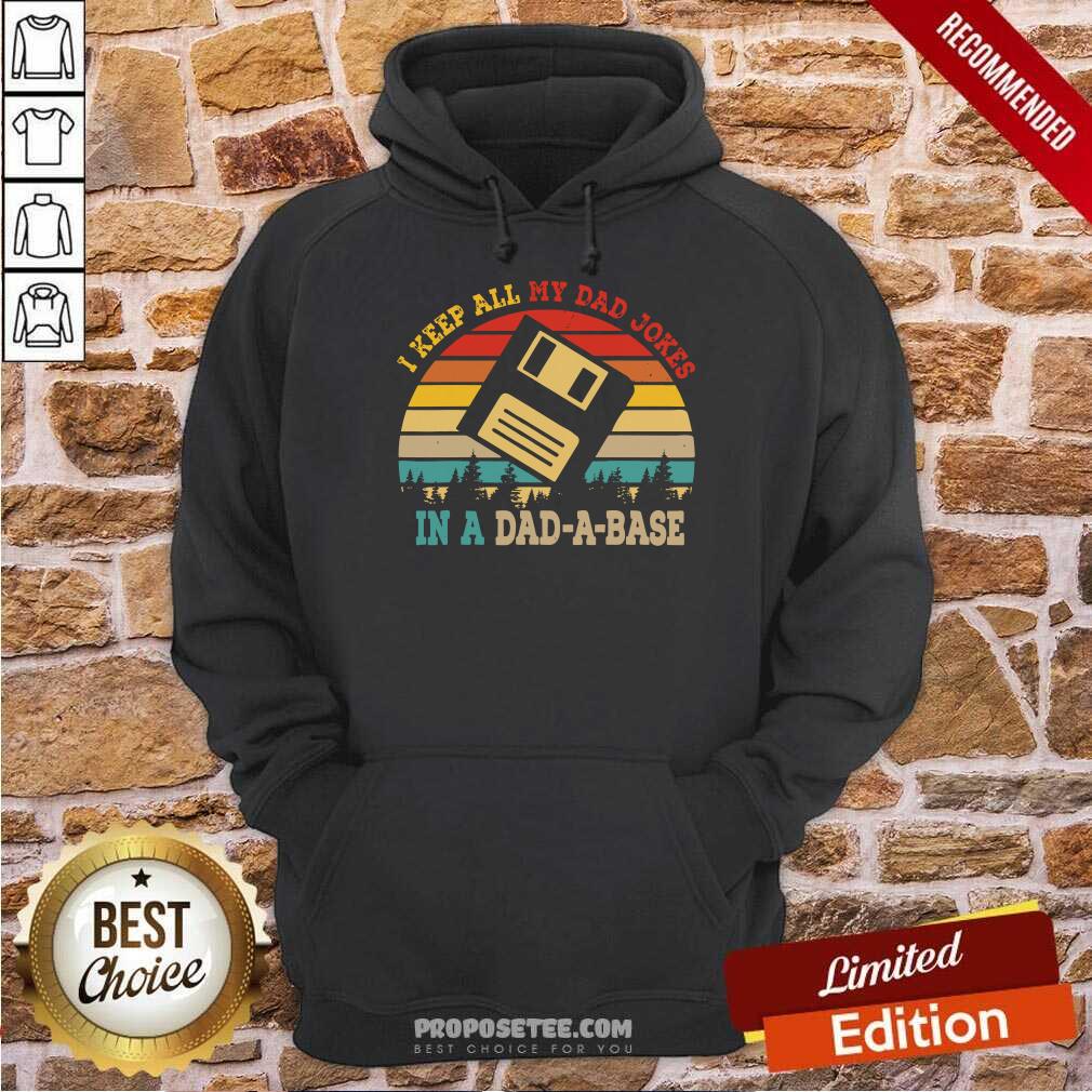 I Keep All My Dad Jokes In A Dad A Base Vintage Shirt - Image 5