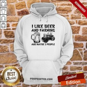 Alternative view of I Like Beer And Farming Shirt
