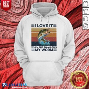 Alternative view of I Love It When She Swallows My Worm Shirt