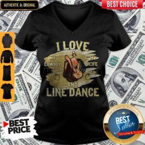 Alternative view of I Love My Cowboy My Life And Line Dance Shirt