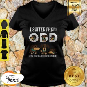 Alternative view of I Suffer From ODD Obsessive Dachshund Disorder Shirt