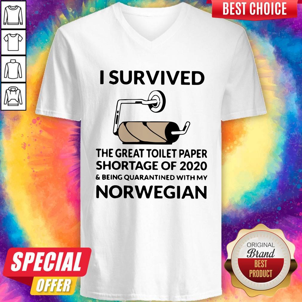 I Survived The Great Toilet Paper Shortage Of 2020 Norwegian Shirt - Image 2