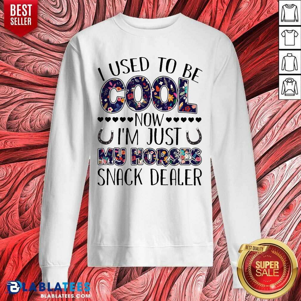 I Used To Be Cool I'm Just My Horse Snack Dealer Shirt - Image 4