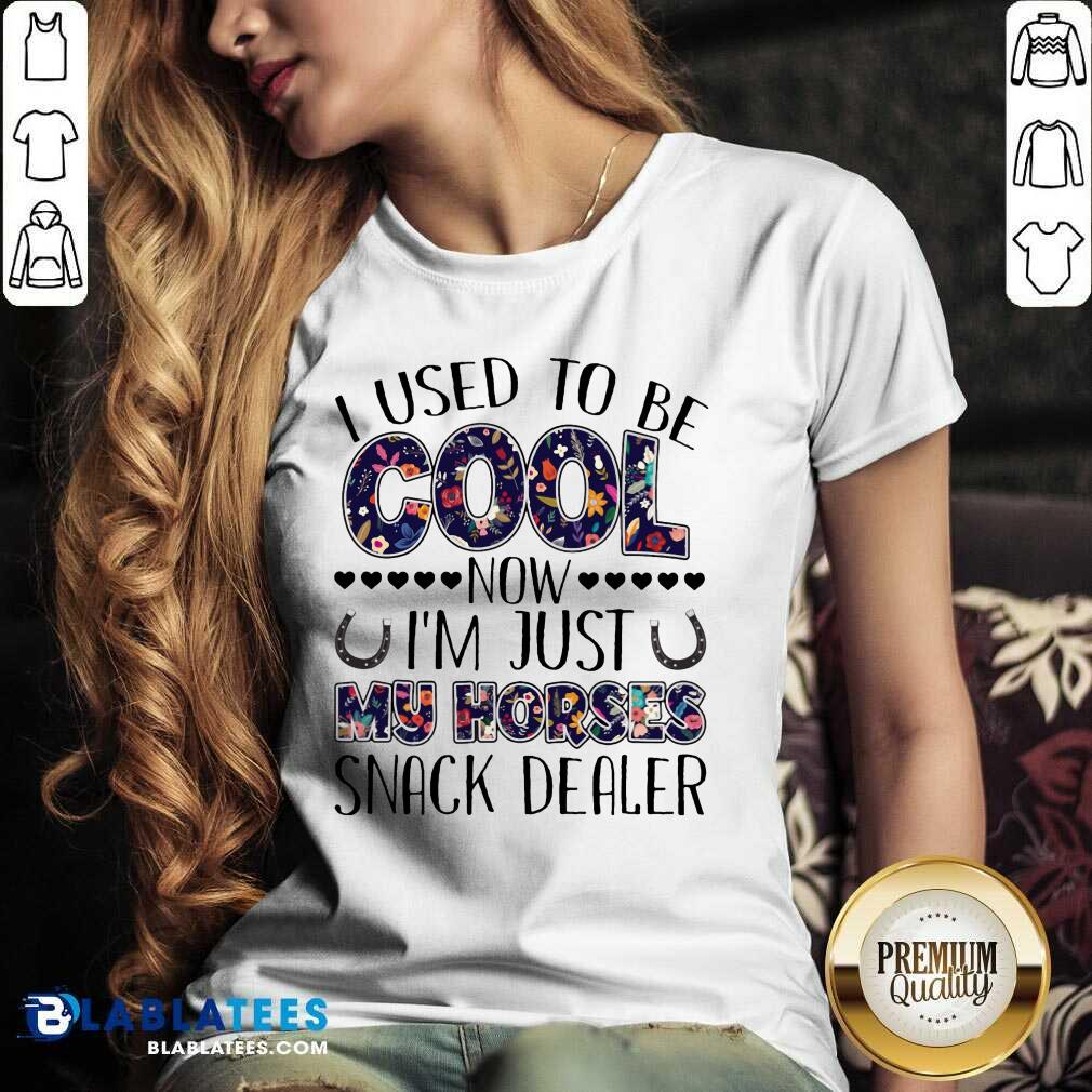 I Used To Be Cool I'm Just My Horse Snack Dealer Shirt - Image 2