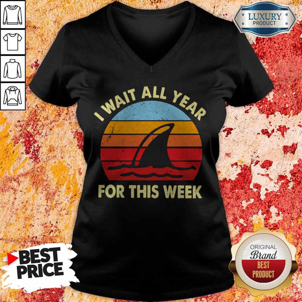 I Wait All Year For This Week Vintage Shirt - Image 3