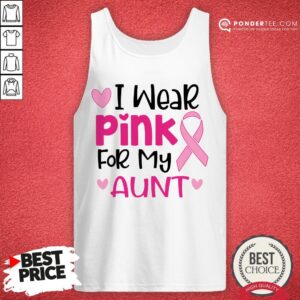 Alternative view of I Wear Pink For My Aunt Shirt