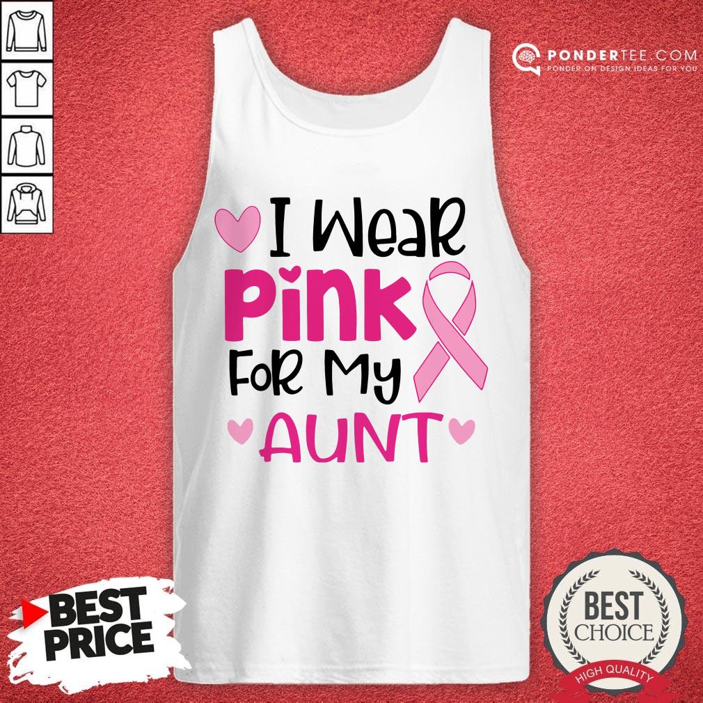 I Wear Pink For My Aunt Shirt - Image 2