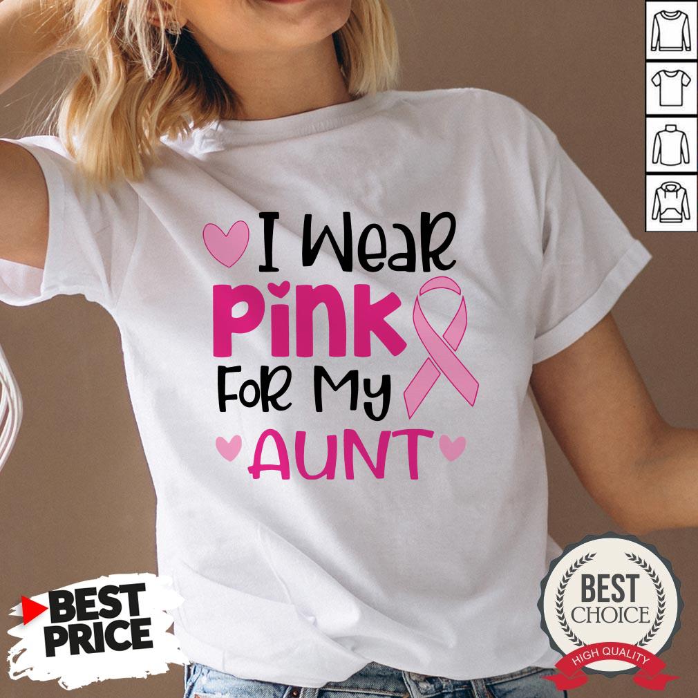 I Wear Pink For My Aunt Shirt - Image 3