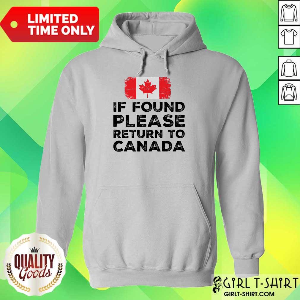 If Found Please Return To Canada Shirt - Image 3