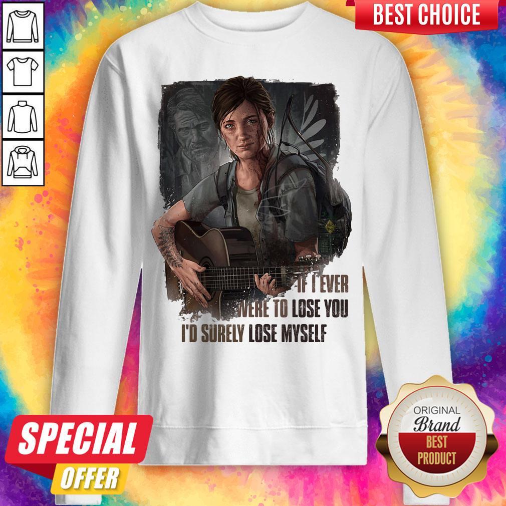 If I Ever Were To Lose You I'd Surely Lose Myself Lady Guitar Shirt - Image 2