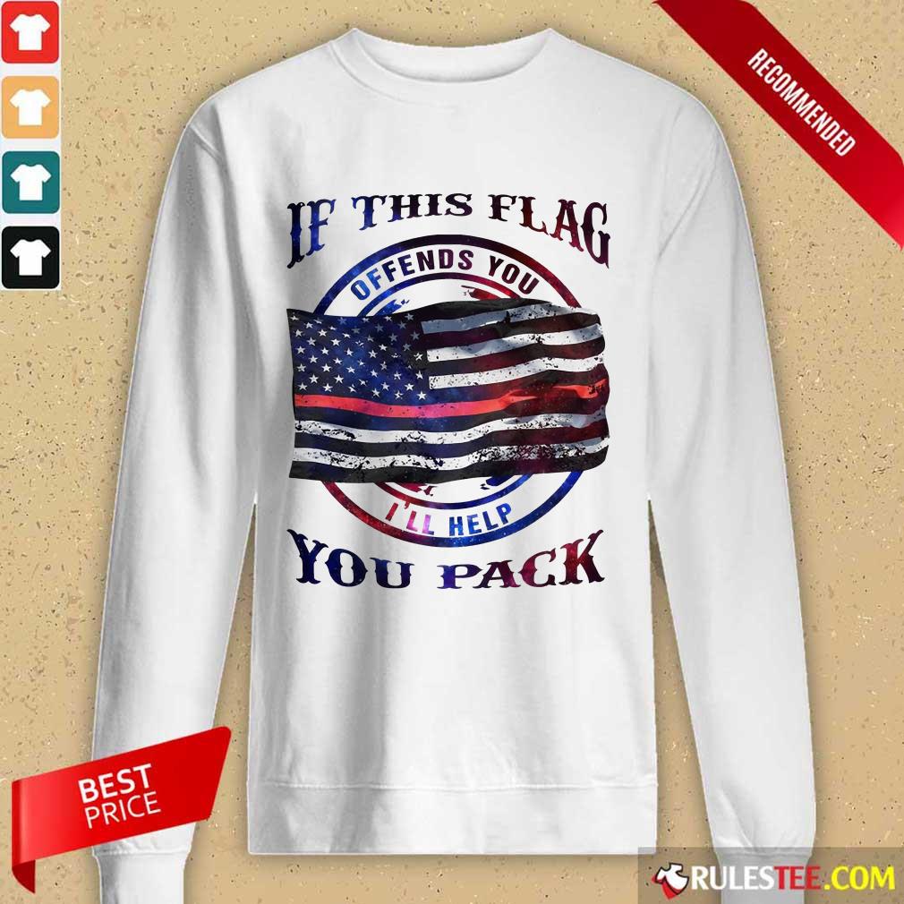 If This Flag I'll Help You Pack Shirt - Image 2