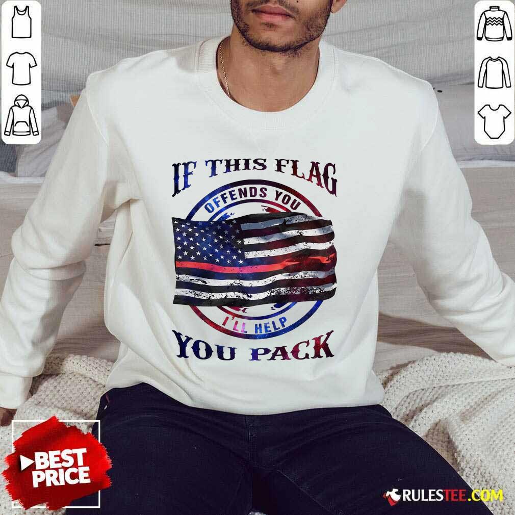 If This Flag I'll Help You Pack Shirt - Image 5