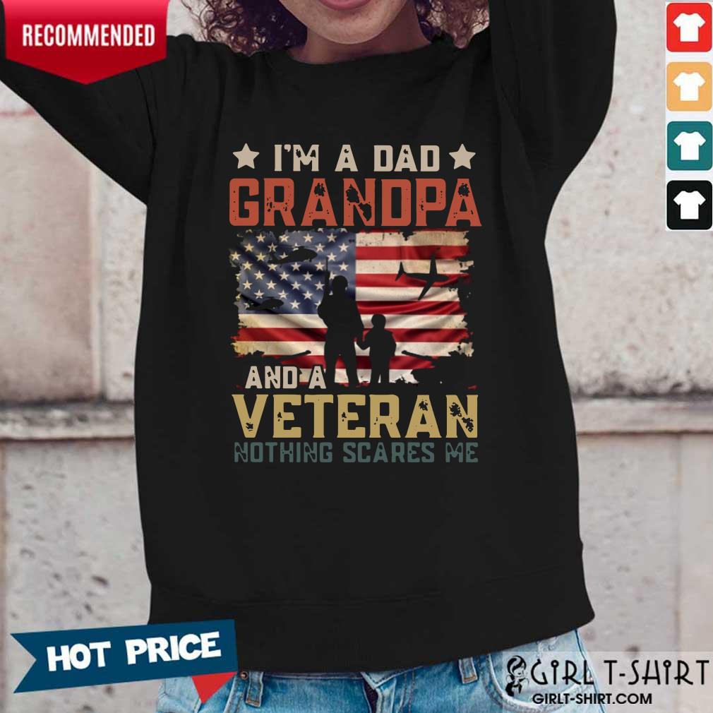 I'm A Dad Grandpa And A Veteran Shirt - Image 5