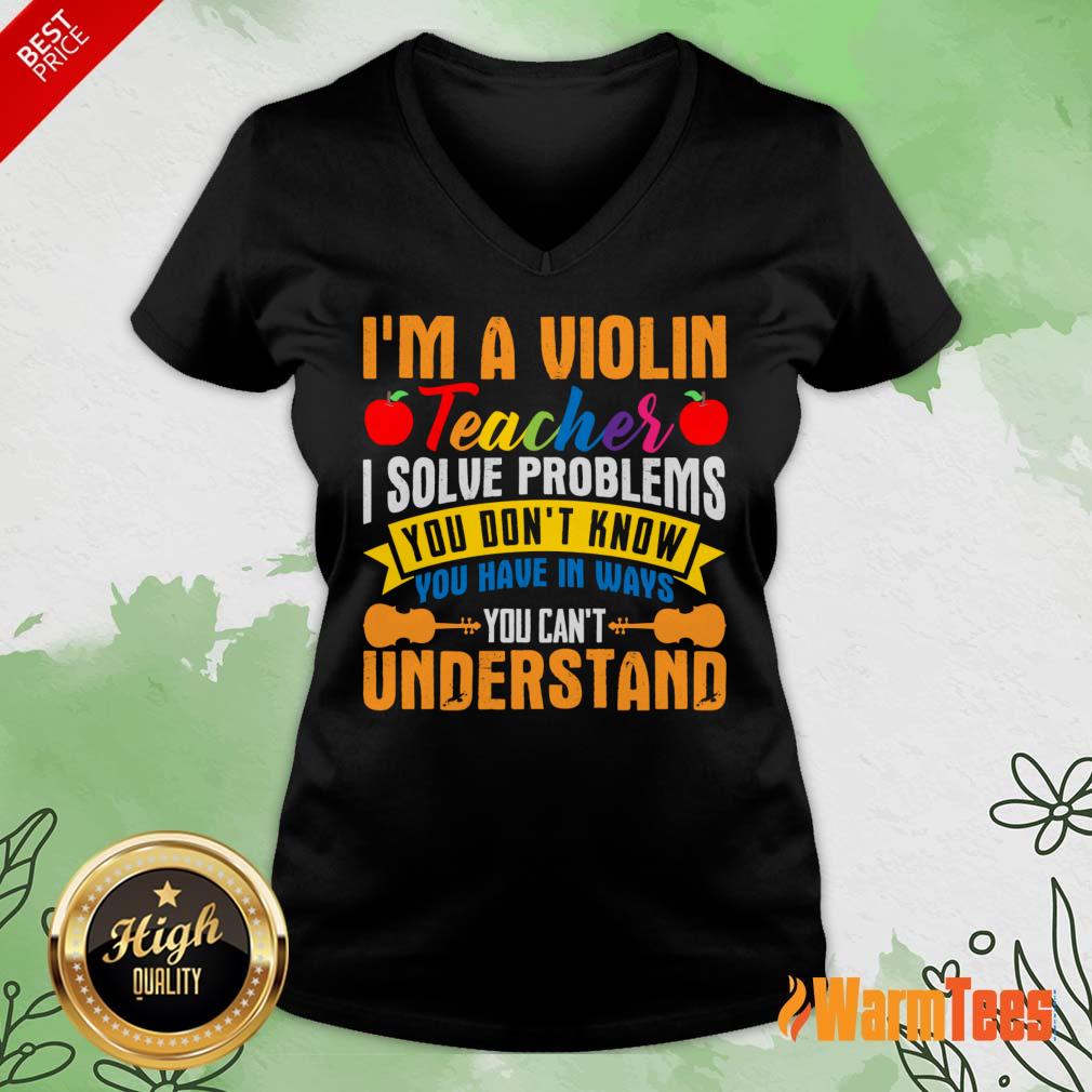 I'm A Music Teacher I Solve Problems You Don't Know Shirt - Image 5