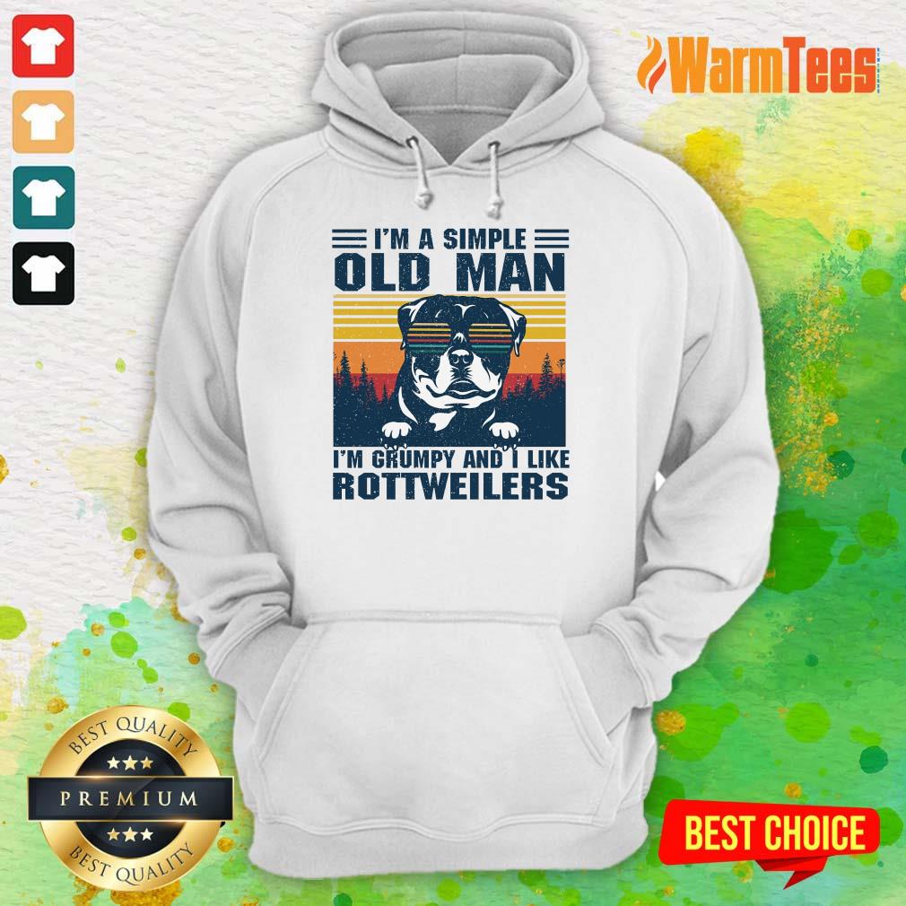 I'm A Simple Old Man Rottweiler Shirt - Image 3