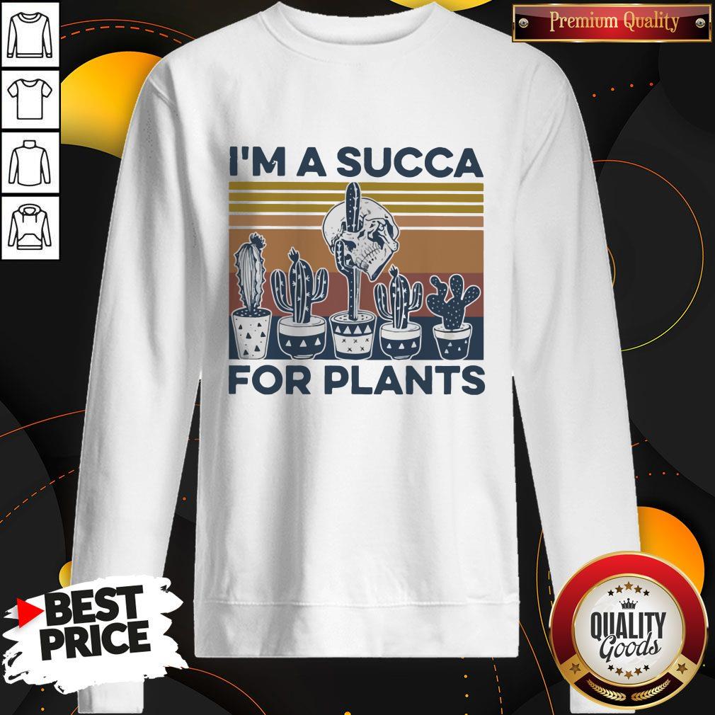 I’m A Succa For Plants Vintage Shirt - Image 5