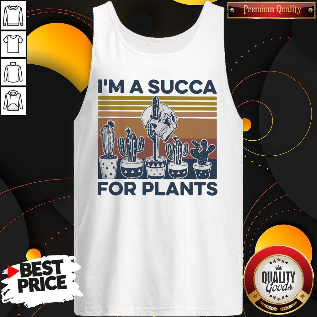 I’m A Succa For Plants Vintage Shirt - Image 3