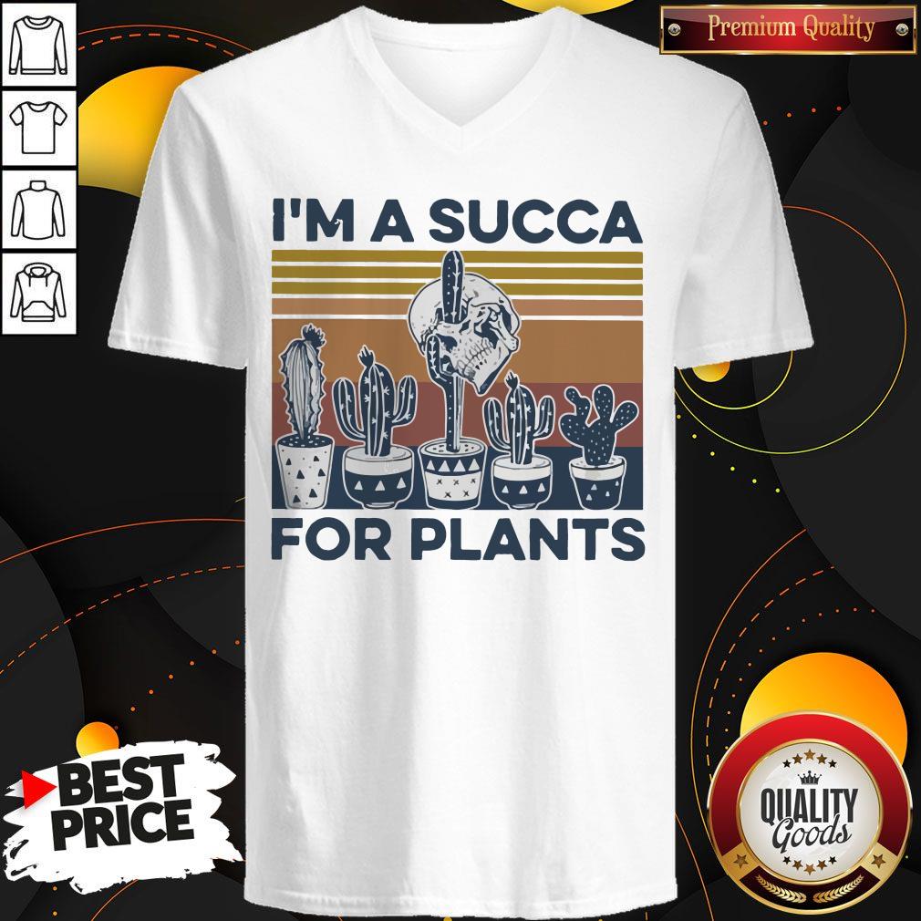 I’m A Succa For Plants Vintage Shirt - Image 4