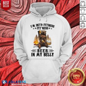 Alternative view of I'M Into Fitness Fitness Beer In My Belly Bear Shirt
